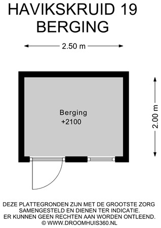 Floorplan - Havikskruid 19, 6181 MR Elsloo